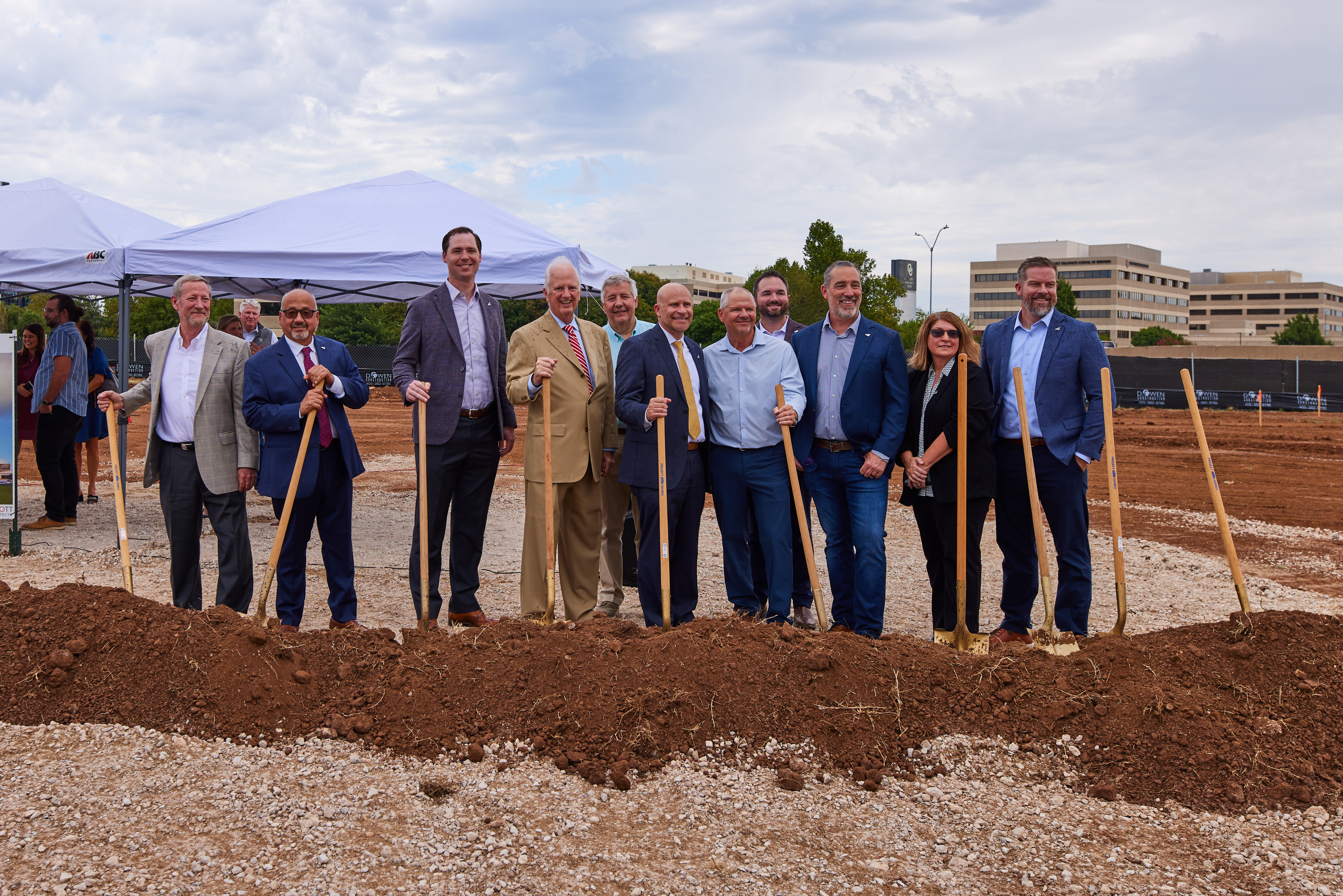 Berry Rock team and partners at groundbreaking